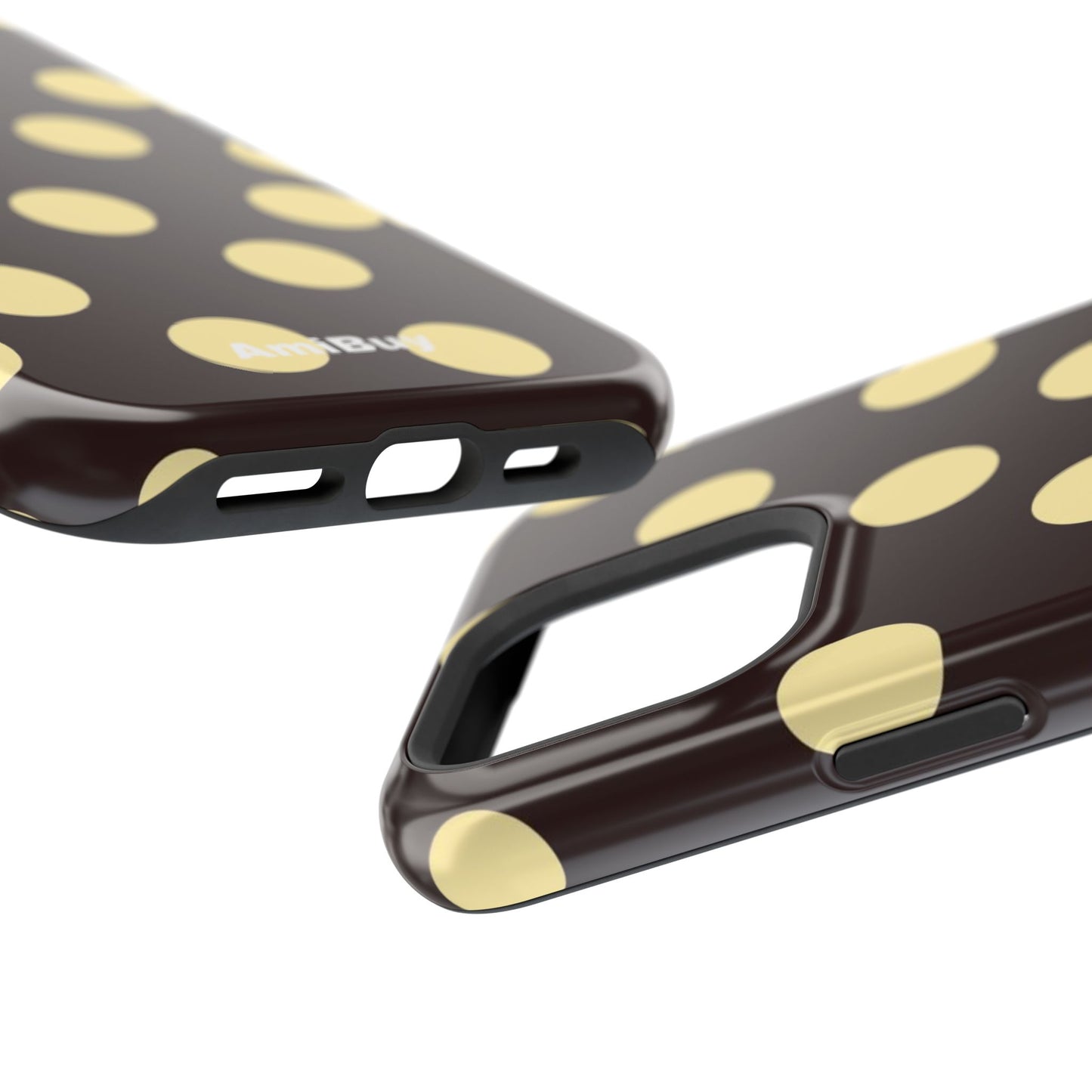 Polka Dot Magnetic Impact Phone Case — Protective iPhone Cover