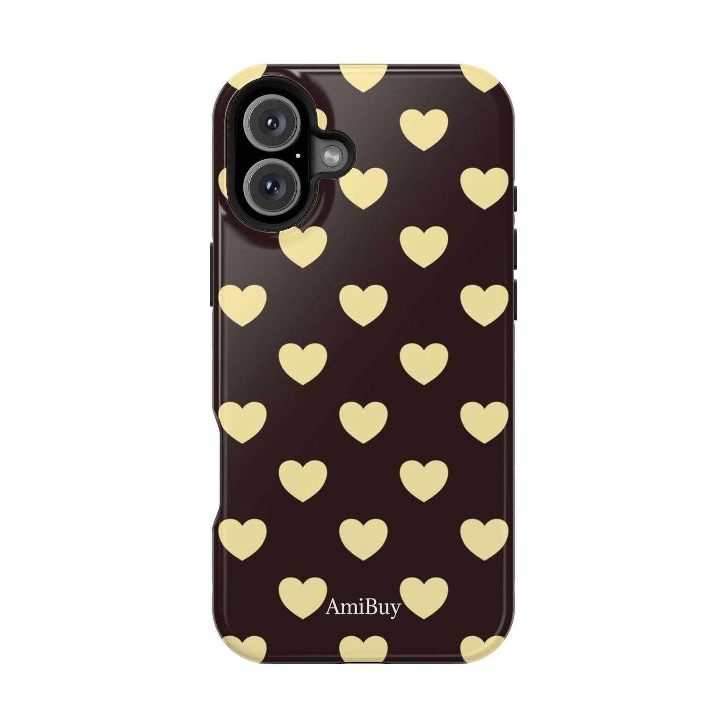 Heart Pattern Magnetic Impact-Resistant Phone Case