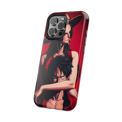 Anime Straw Hat Couple Magnetic Impact-Resistant Phone Case