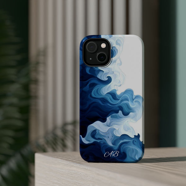Blue Smoke Magnetic Impact-Resistant Phone Case