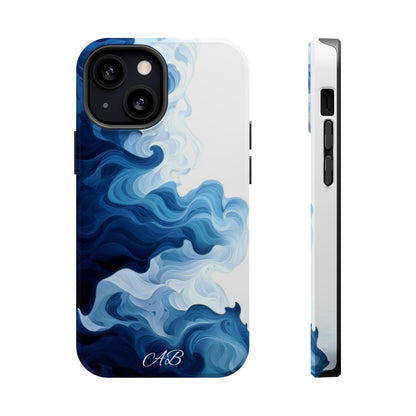 Blue Smoke Magnetic Impact-Resistant Phone Case