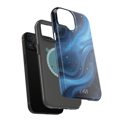 Blue Galaxy Magnetic Impact Phone Case