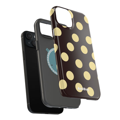 Polka Dot Magnetic Impact Phone Case — Protective iPhone Cover