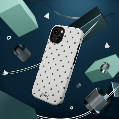 Polka Dot Magnetic Impact-Resistant Phone Case