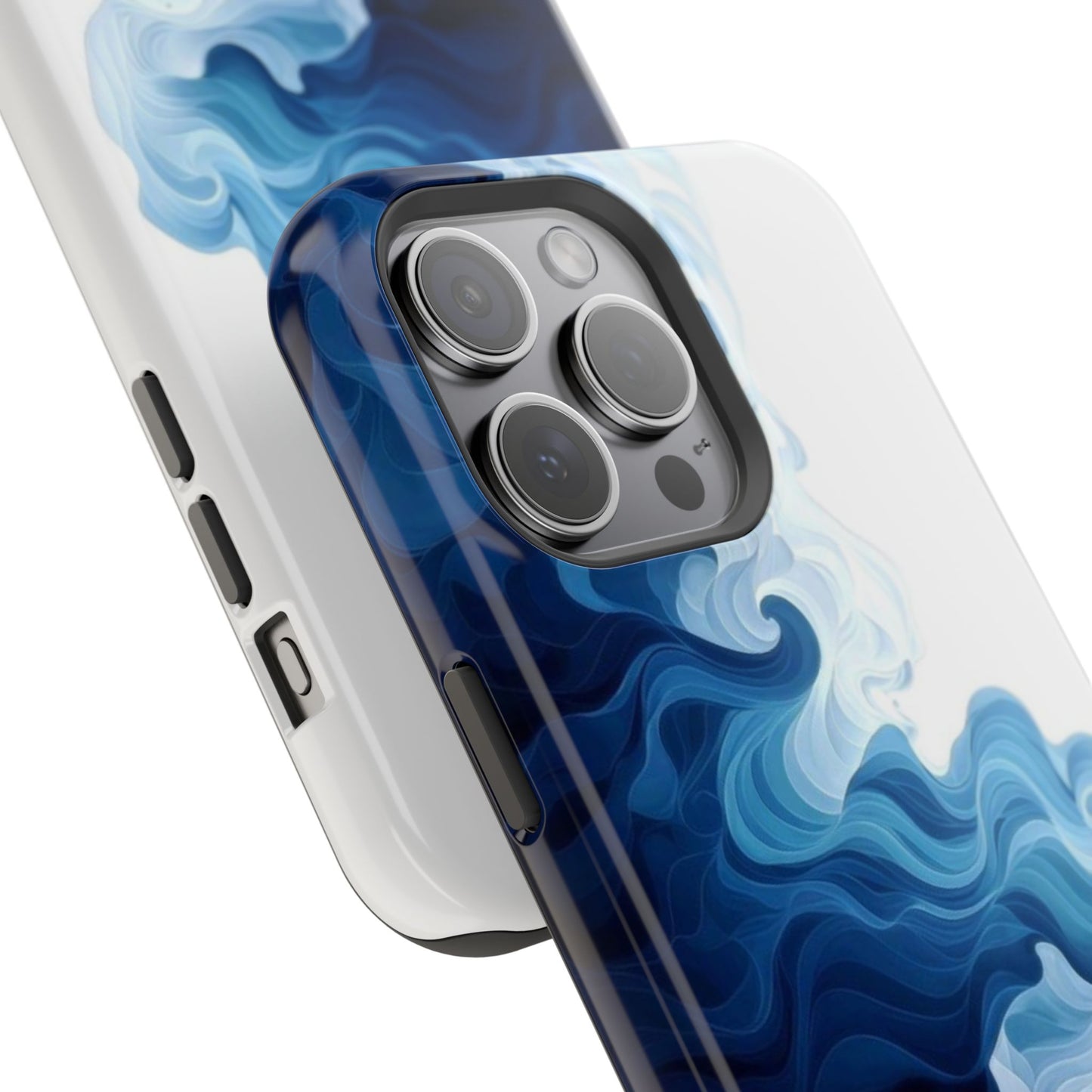 Blue Smoke Magnetic Impact-Resistant Phone Case