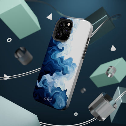 Blue Smoke Magnetic Impact-Resistant Phone Case