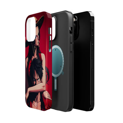 Anime Straw Hat Couple Magnetic Impact-Resistant Phone Case