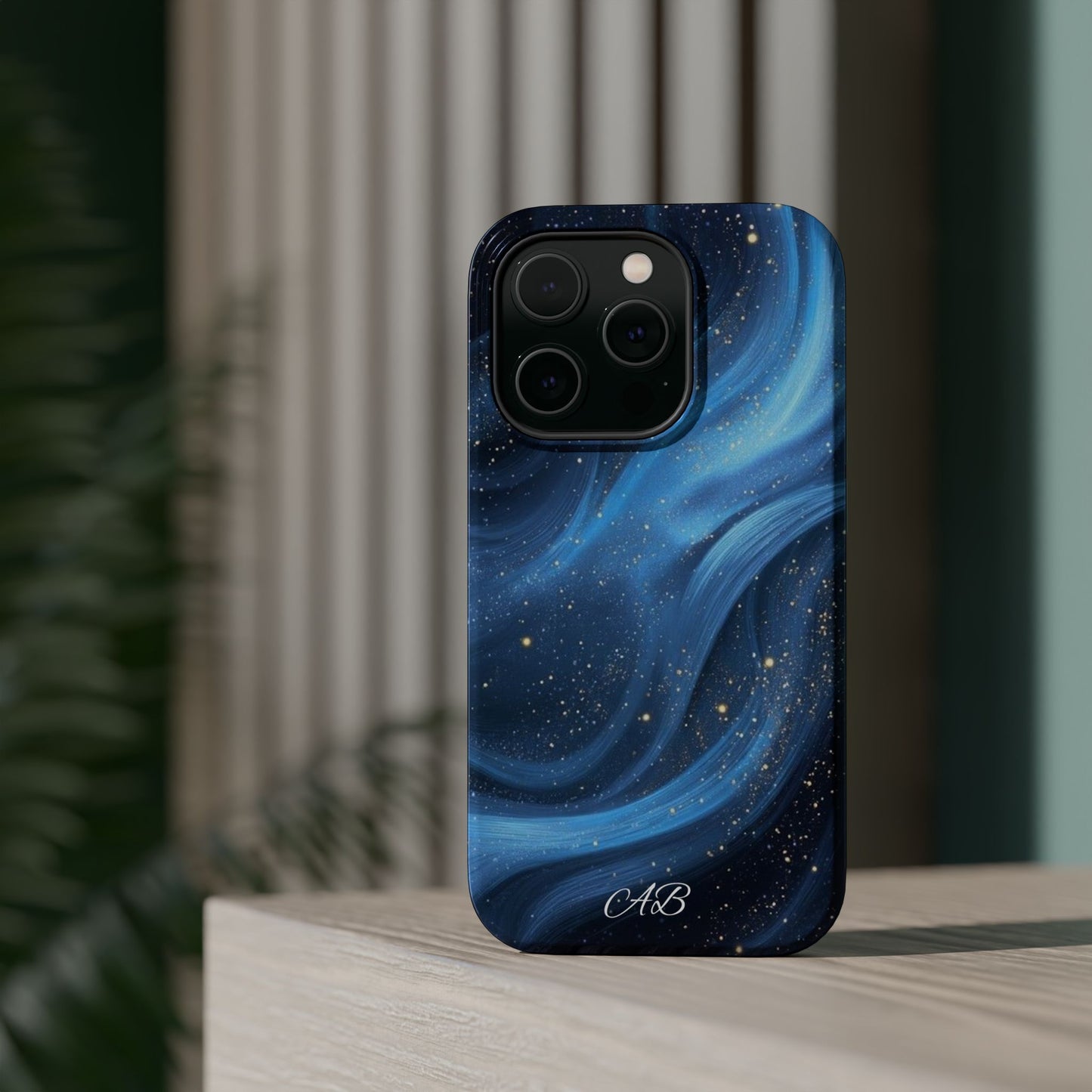 Blue Galaxy Magnetic Impact Phone Case