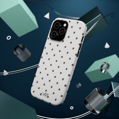 Polka Dot Magnetic Impact-Resistant Phone Case