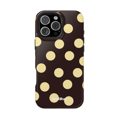 Polka Dot Magnetic Impact Phone Case — Protective iPhone Cover