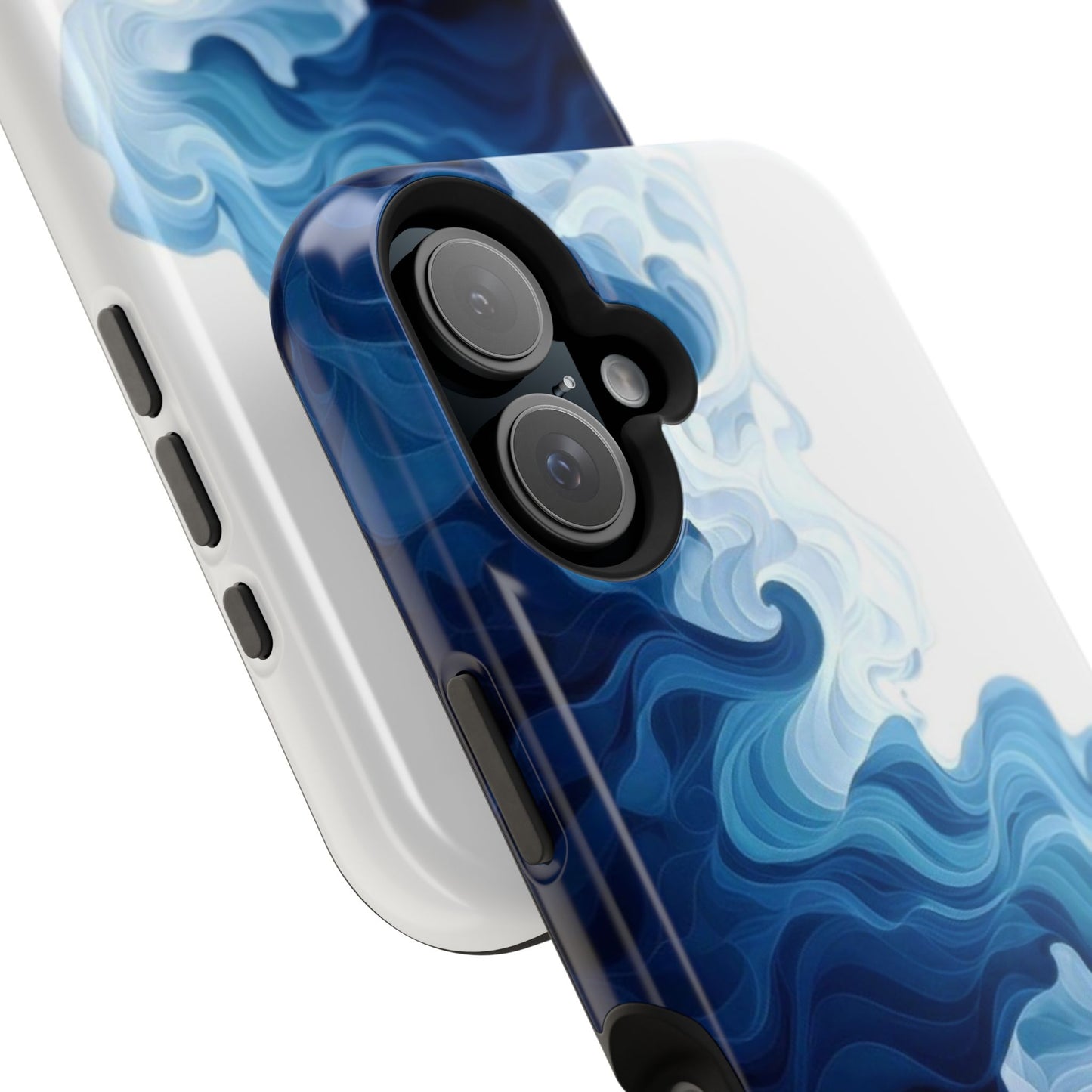Blue Smoke Magnetic Impact-Resistant Phone Case