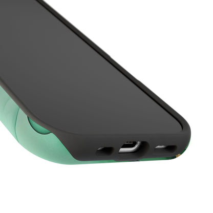 Green Marble Magnetic Impact-Resistant Phone Case
