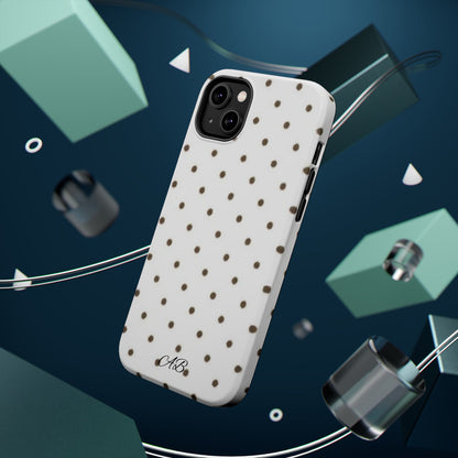 Polka Dot Magnetic Impact-Resistant Phone Case