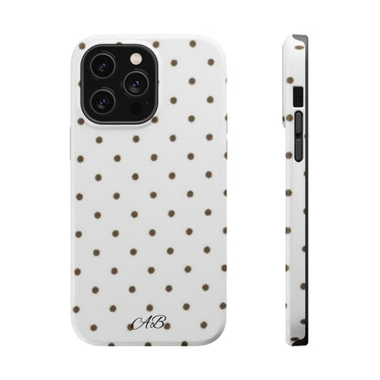 Polka Dot Magnetic Impact-Resistant Phone Case