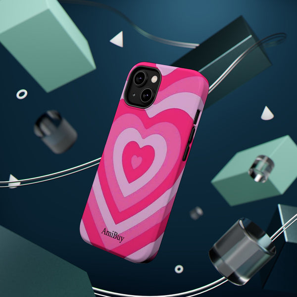 case ofPink Retro Heart