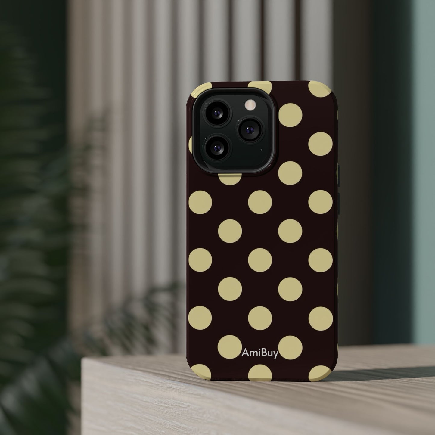 Polka Dot Magnetic Impact Phone Case — Protective Stylish Phone Cover