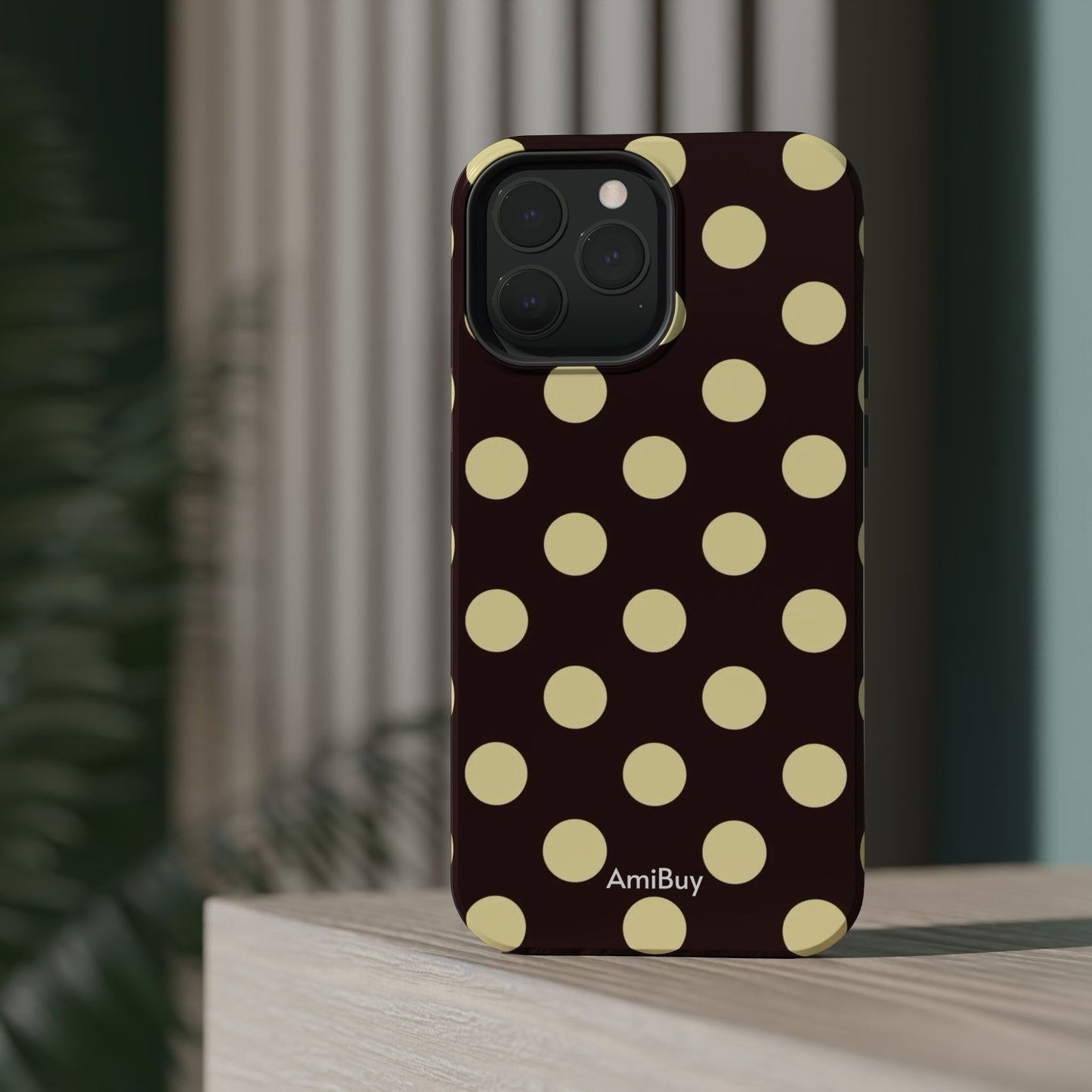 Polka Dot Magnetic Impact Phone Case — Protective Stylish Phone Cover