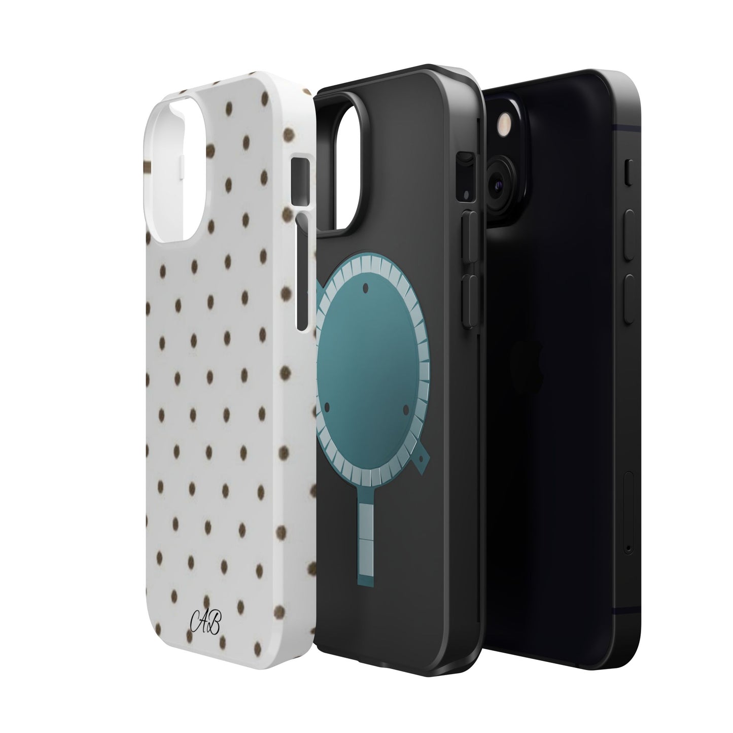Polka Dot Magnetic Impact-Resistant Phone Case