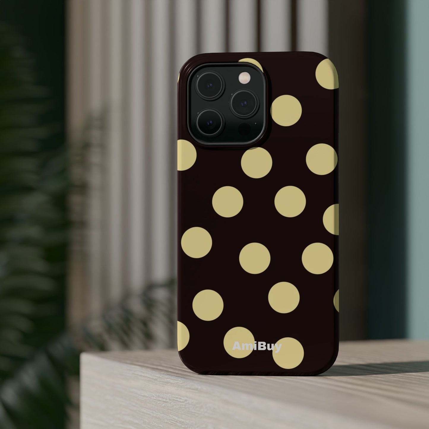 Polka Dot Magnetic Impact Phone Case — Protective iPhone Cover
