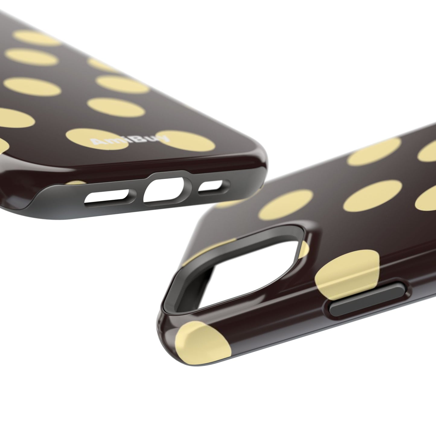 Polka Dot Magnetic Impact Phone Case — Protective iPhone Cover