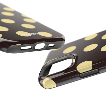 Polka Dot Magnetic Impact Phone Case — Protective iPhone Cover