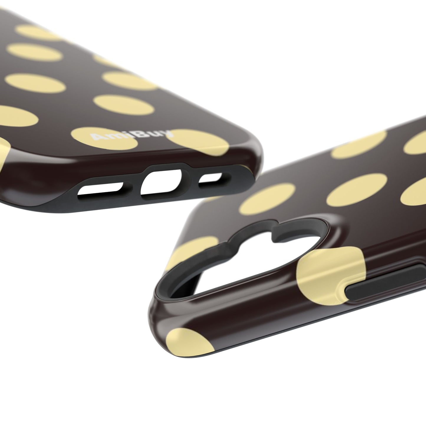 Polka Dot Magnetic Impact Phone Case — Protective iPhone Cover