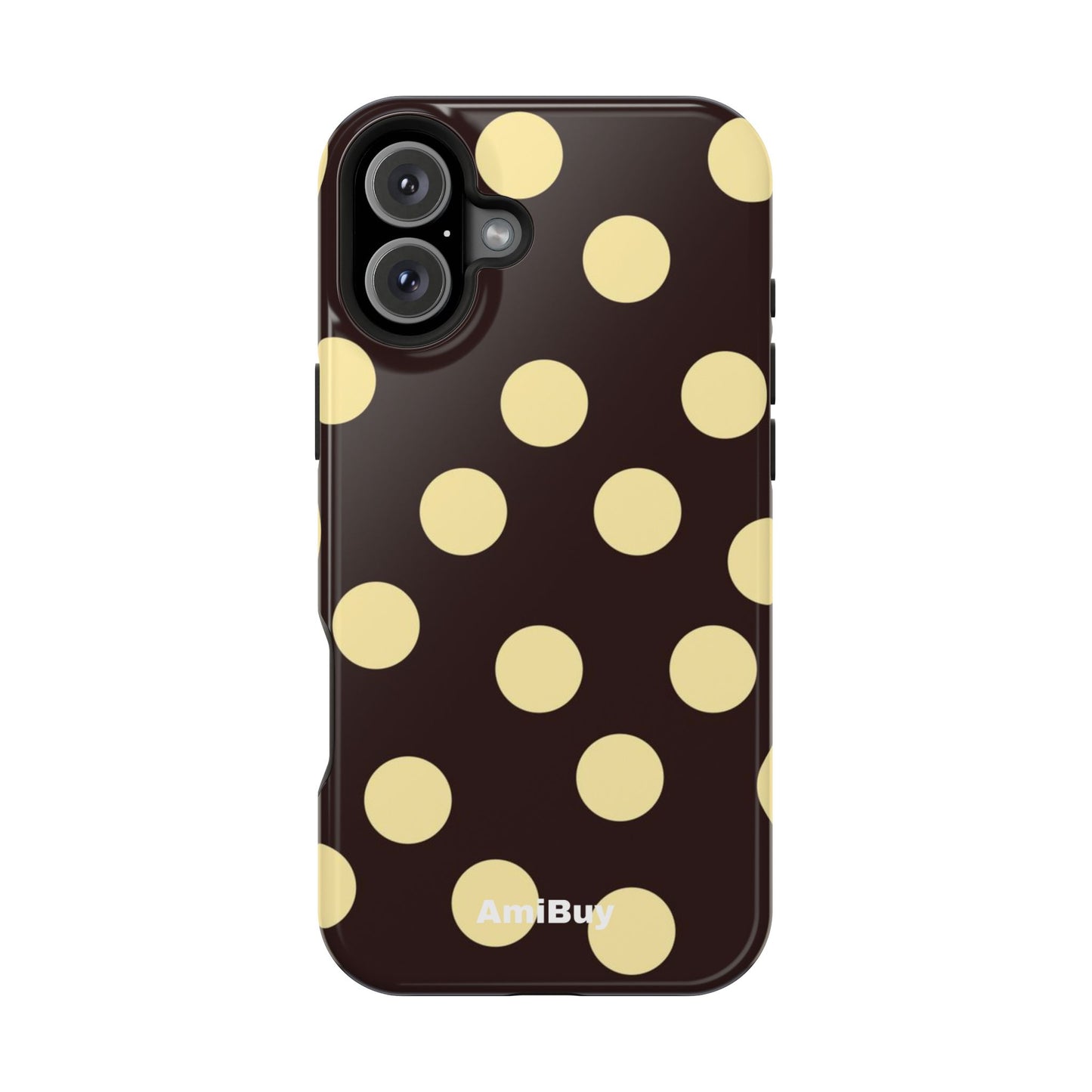 Polka Dot Magnetic Impact Phone Case — Protective iPhone Cover