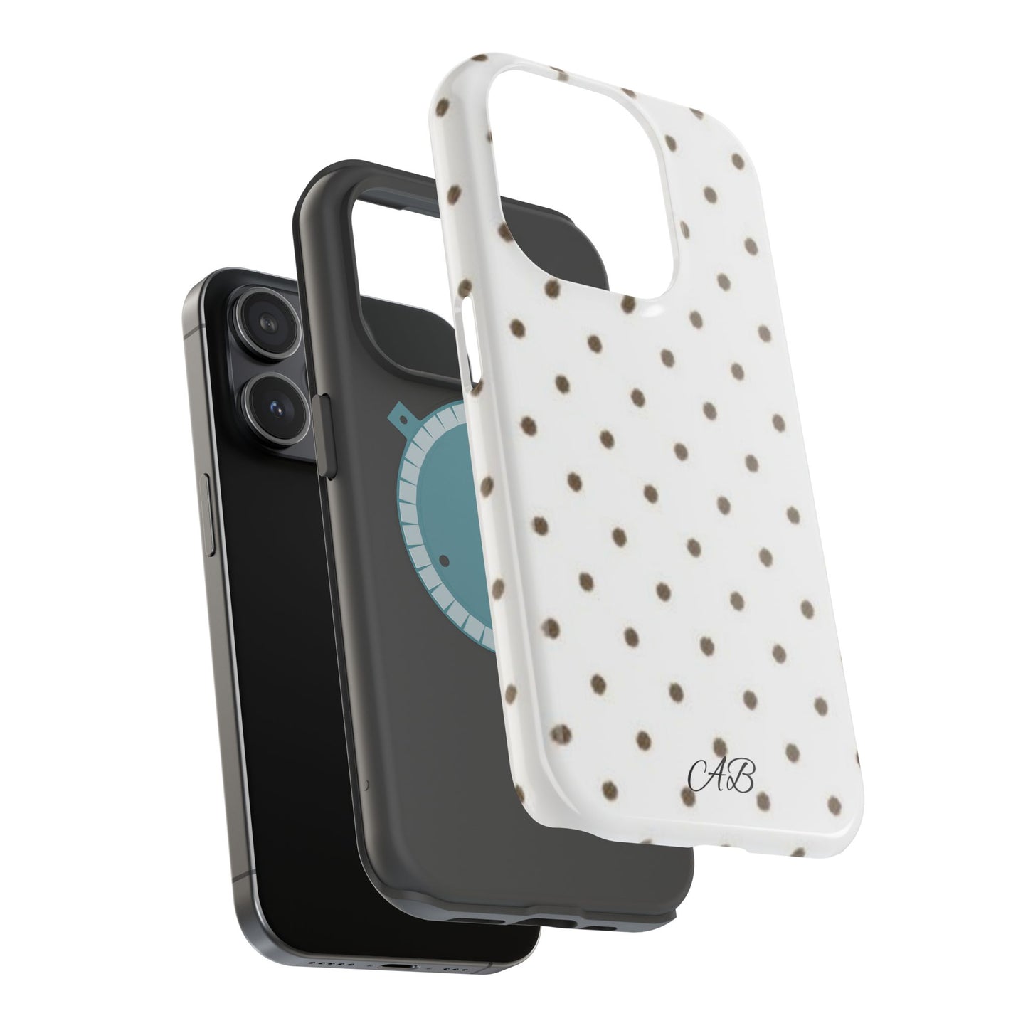 Polka Dot Magnetic Impact-Resistant Phone Case