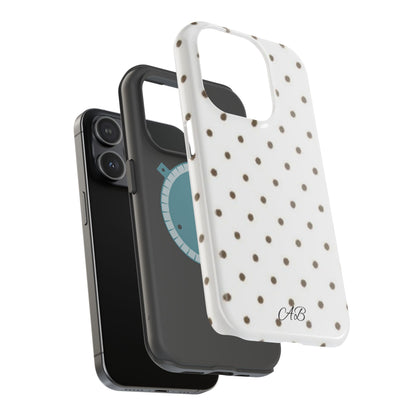 Polka Dot Magnetic Impact-Resistant Phone Case