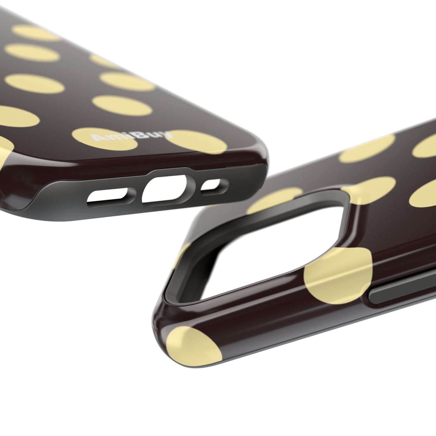 Polka Dot Magnetic Impact Phone Case — Protective iPhone Cover