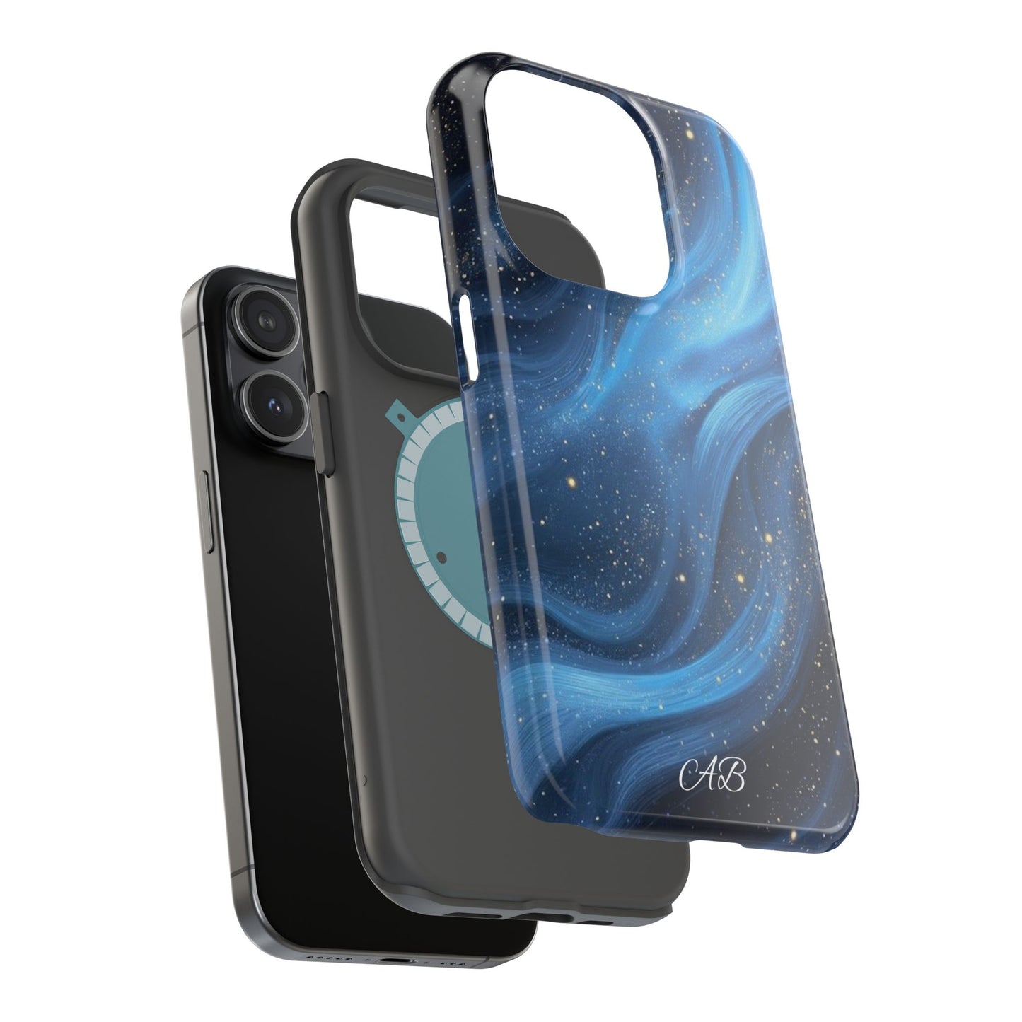 Blue Galaxy Magnetic Impact Phone Case