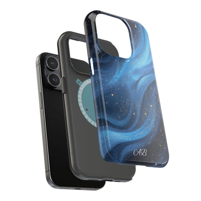 Blue Galaxy Magnetic Impact Phone Case