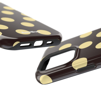 Polka Dot Magnetic Impact Phone Case — Protective iPhone Cover