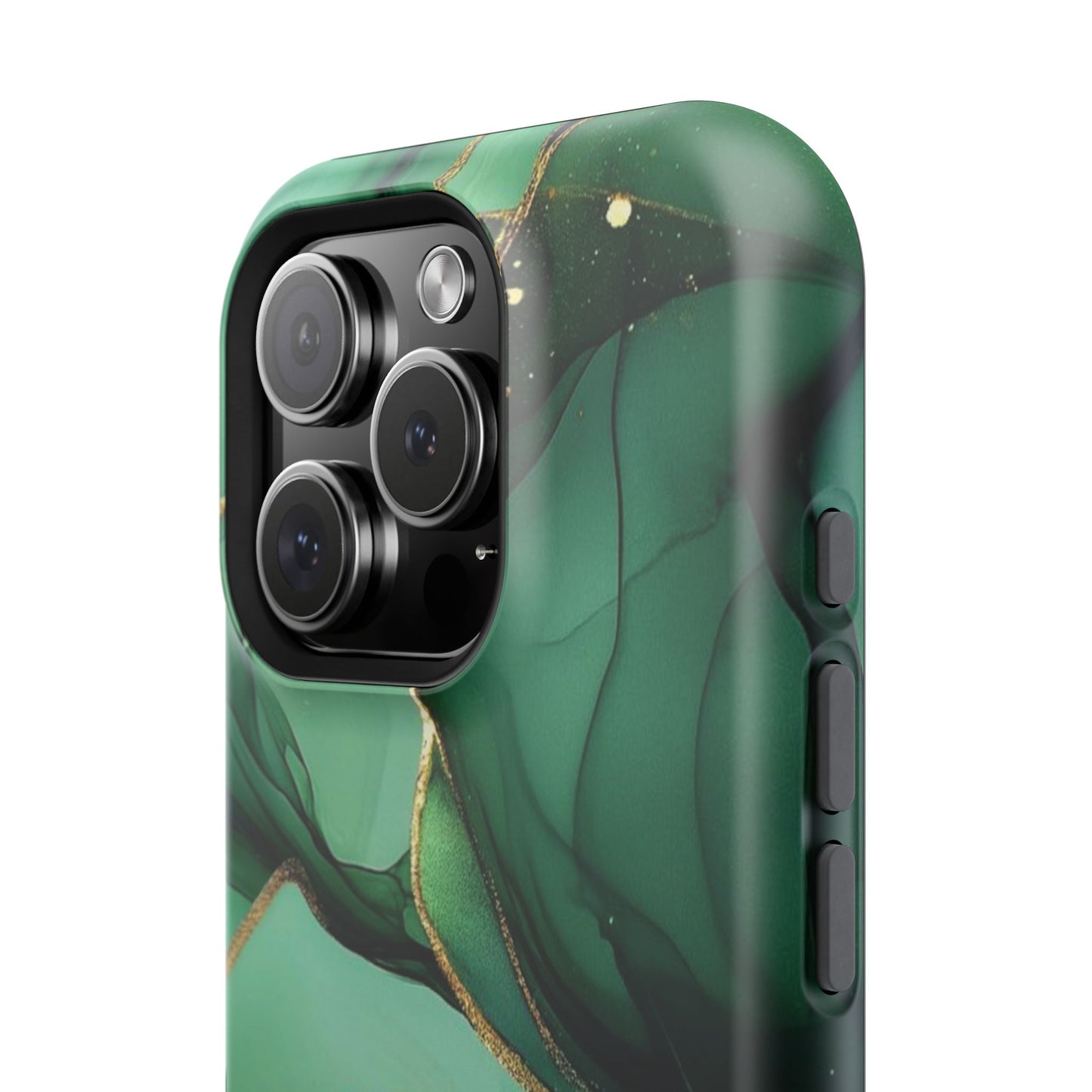 Green Marble Magnetic Impact-Resistant Phone Case