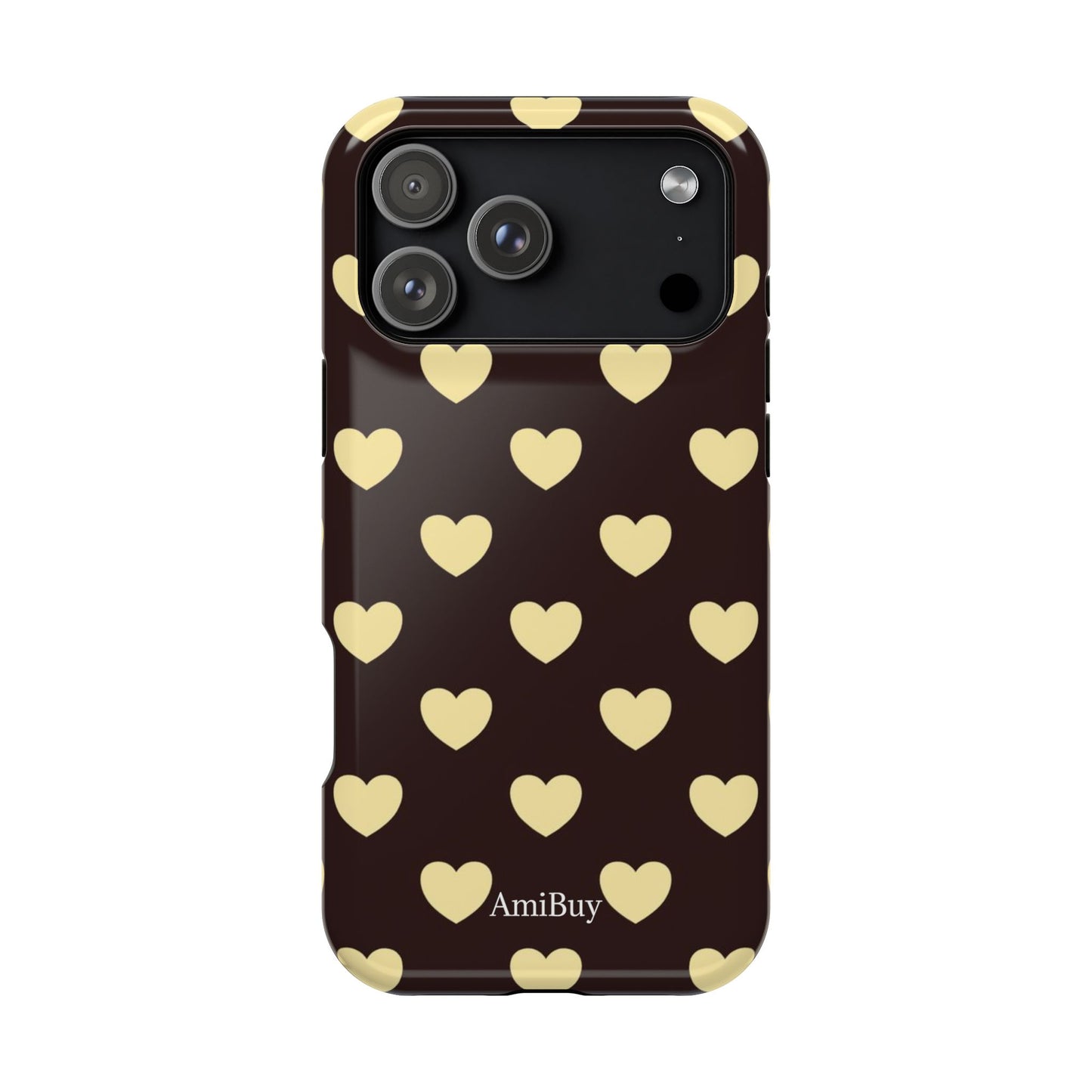 Heart Pattern Magnetic Impact-Resistant Phone Case