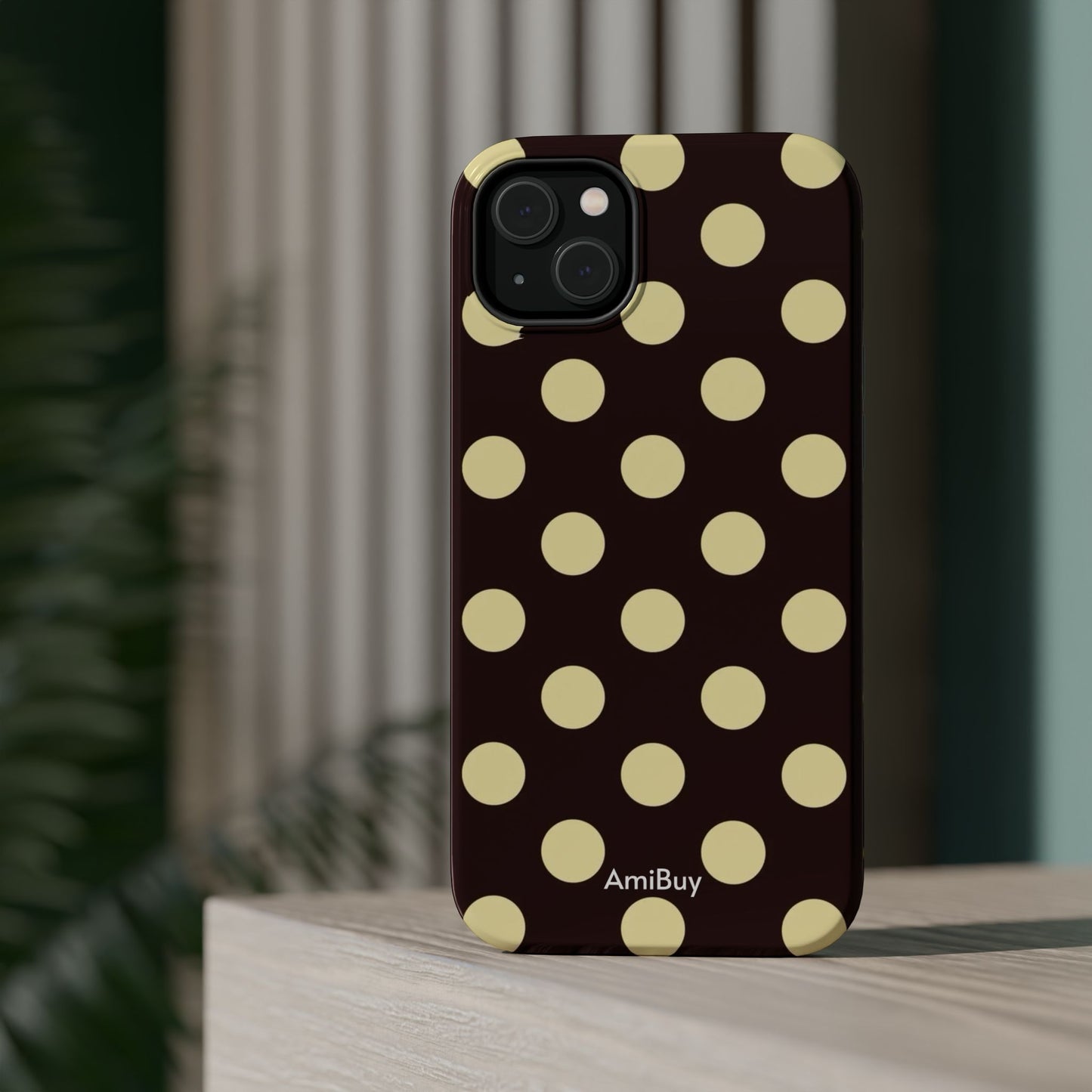 Polka Dot Magnetic Impact Phone Case — Protective Stylish Phone Cover