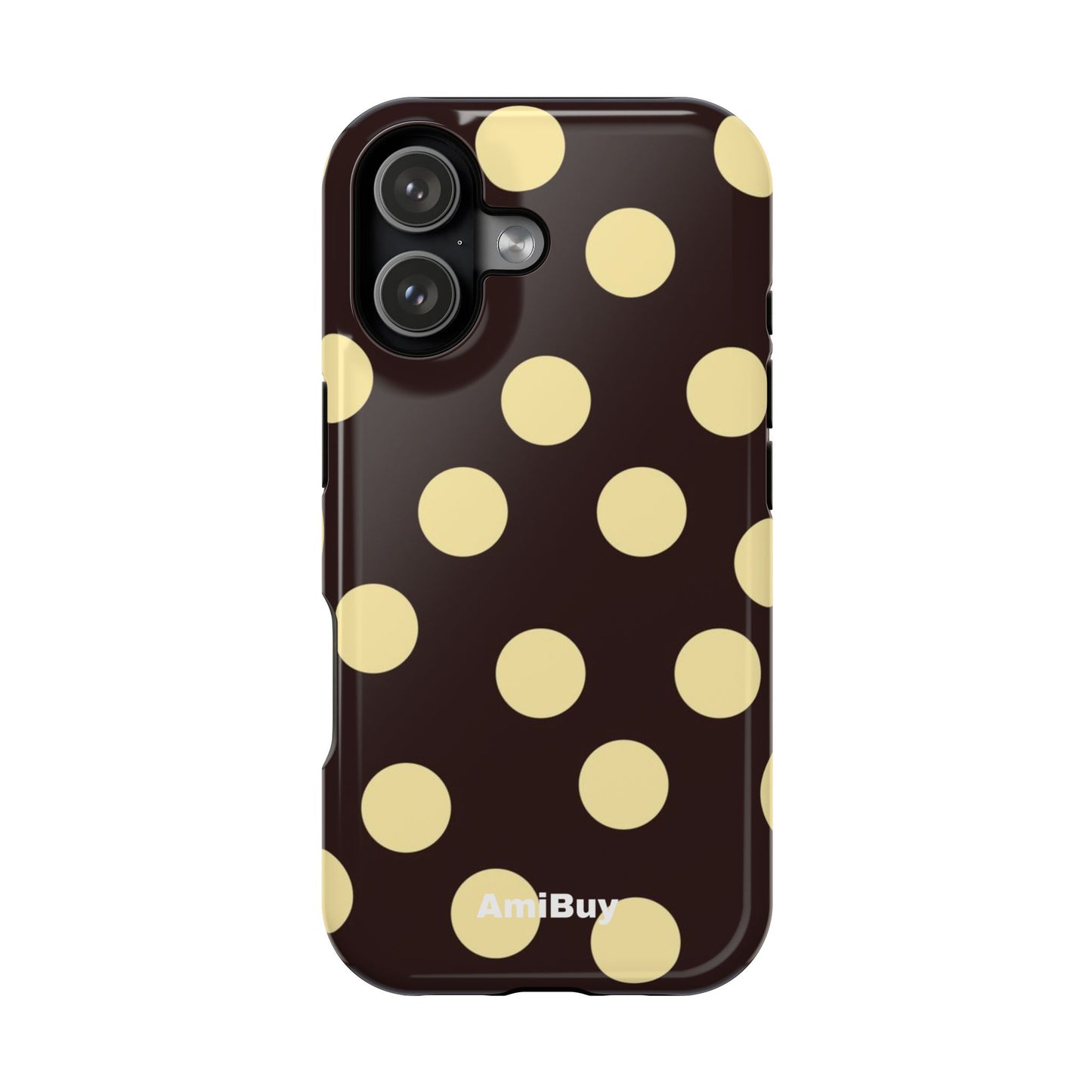 Polka Dot Magnetic Impact Phone Case — Protective iPhone Cover