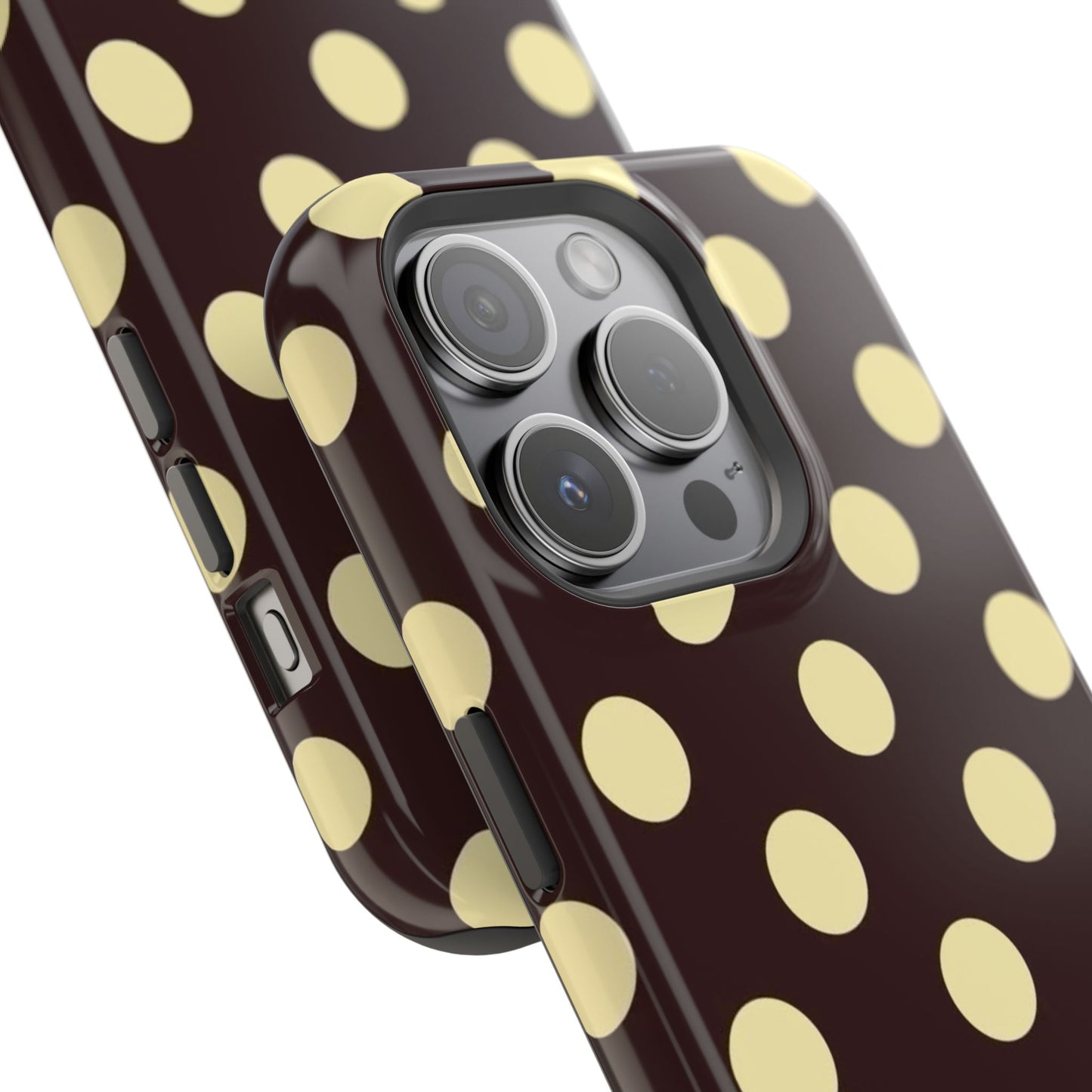 Polka Dot Magnetic Impact Phone Case — Protective Stylish Phone Cover