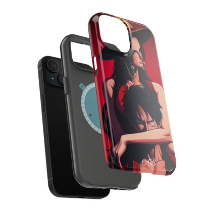 Anime Straw Hat Couple Magnetic Impact-Resistant Phone Case