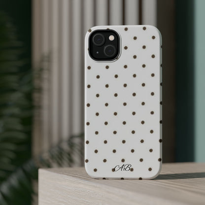 Polka Dot Magnetic Impact-Resistant Phone Case