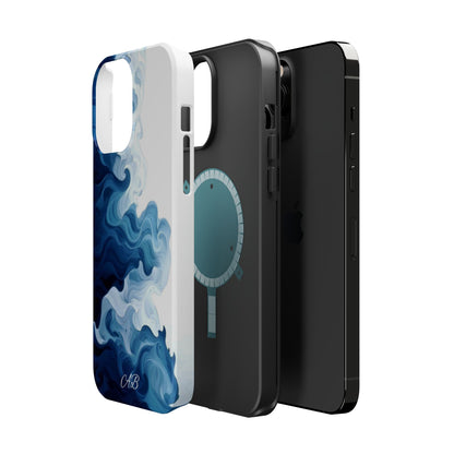 Blue Smoke Magnetic Impact-Resistant Phone Case