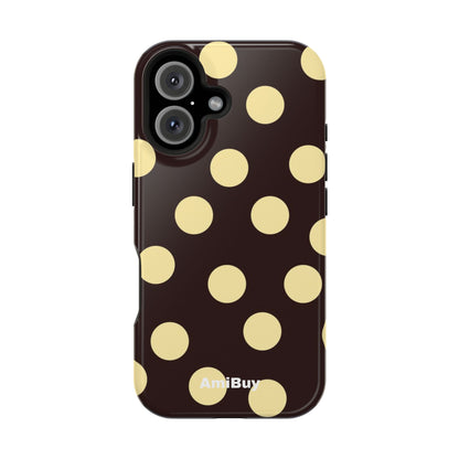 Polka Dot Magnetic Impact Phone Case — Protective iPhone Cover