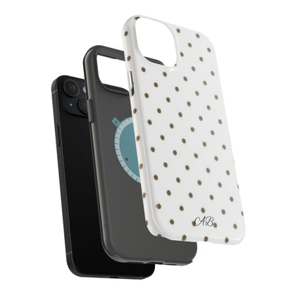 Polka Dot Magnetic Impact-Resistant Phone Case