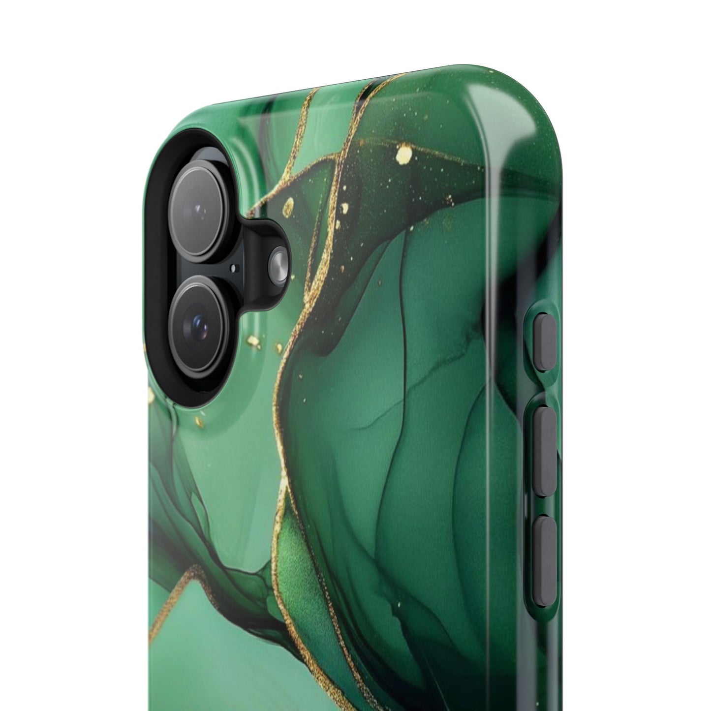 Green Marble Magnetic Impact-Resistant Phone Case