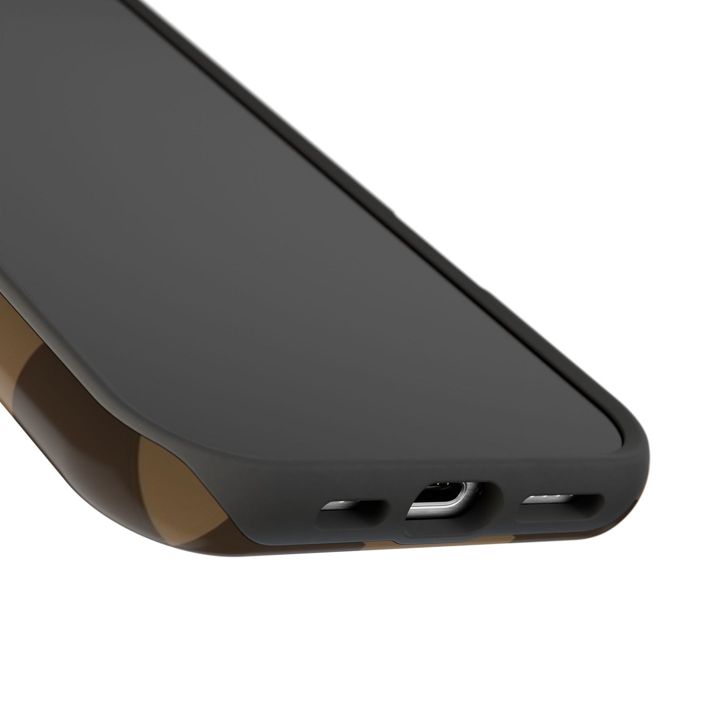Brown Checkered Magnetic Impact-Resistant Phone Case