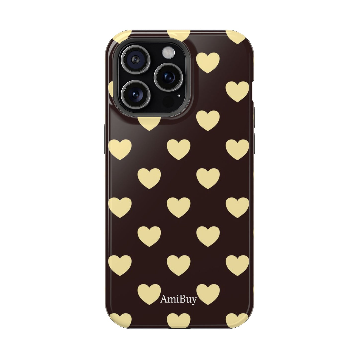 Heart Pattern Magnetic Impact-Resistant Phone Case
