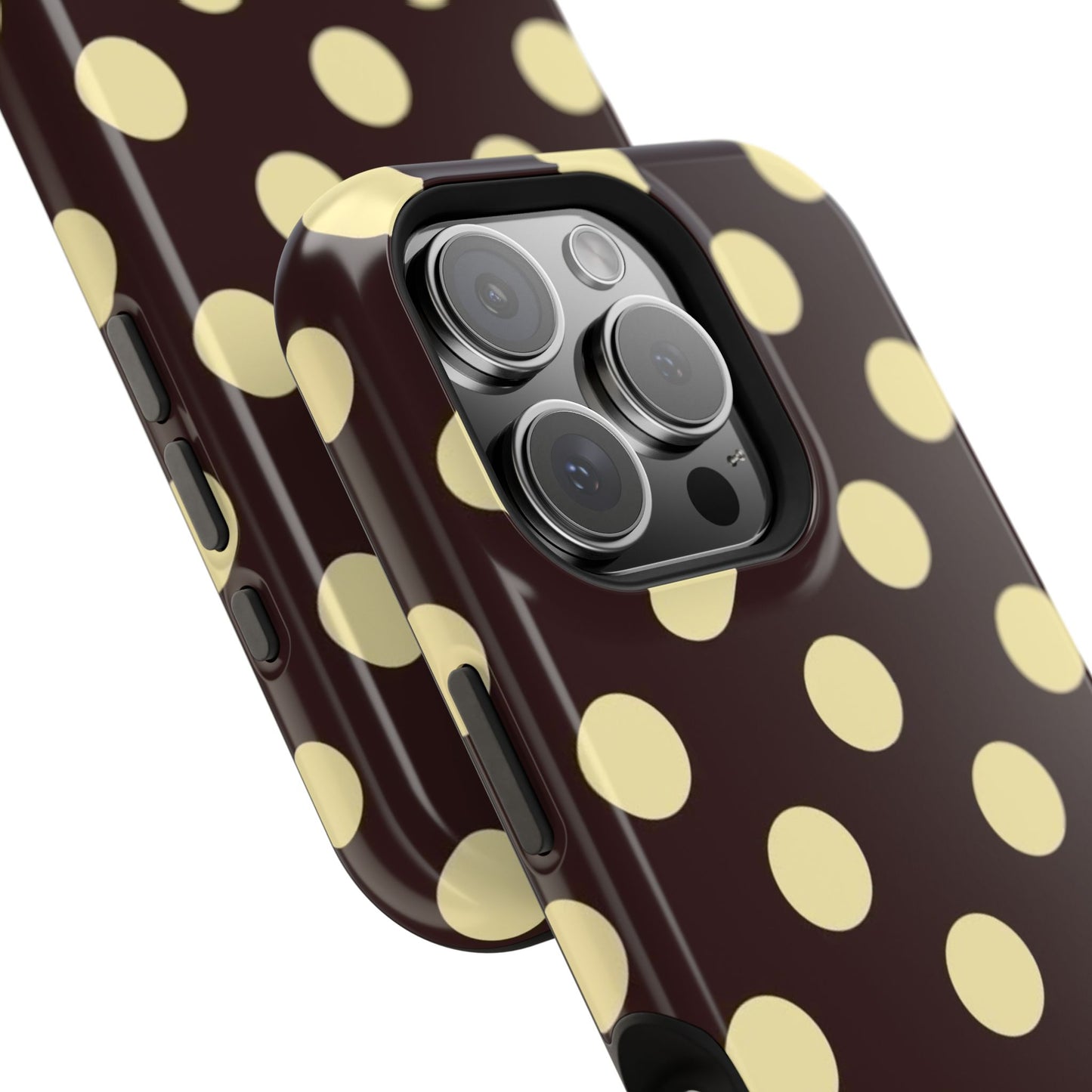 Polka Dot Magnetic Impact Phone Case — Protective Stylish Phone Cover