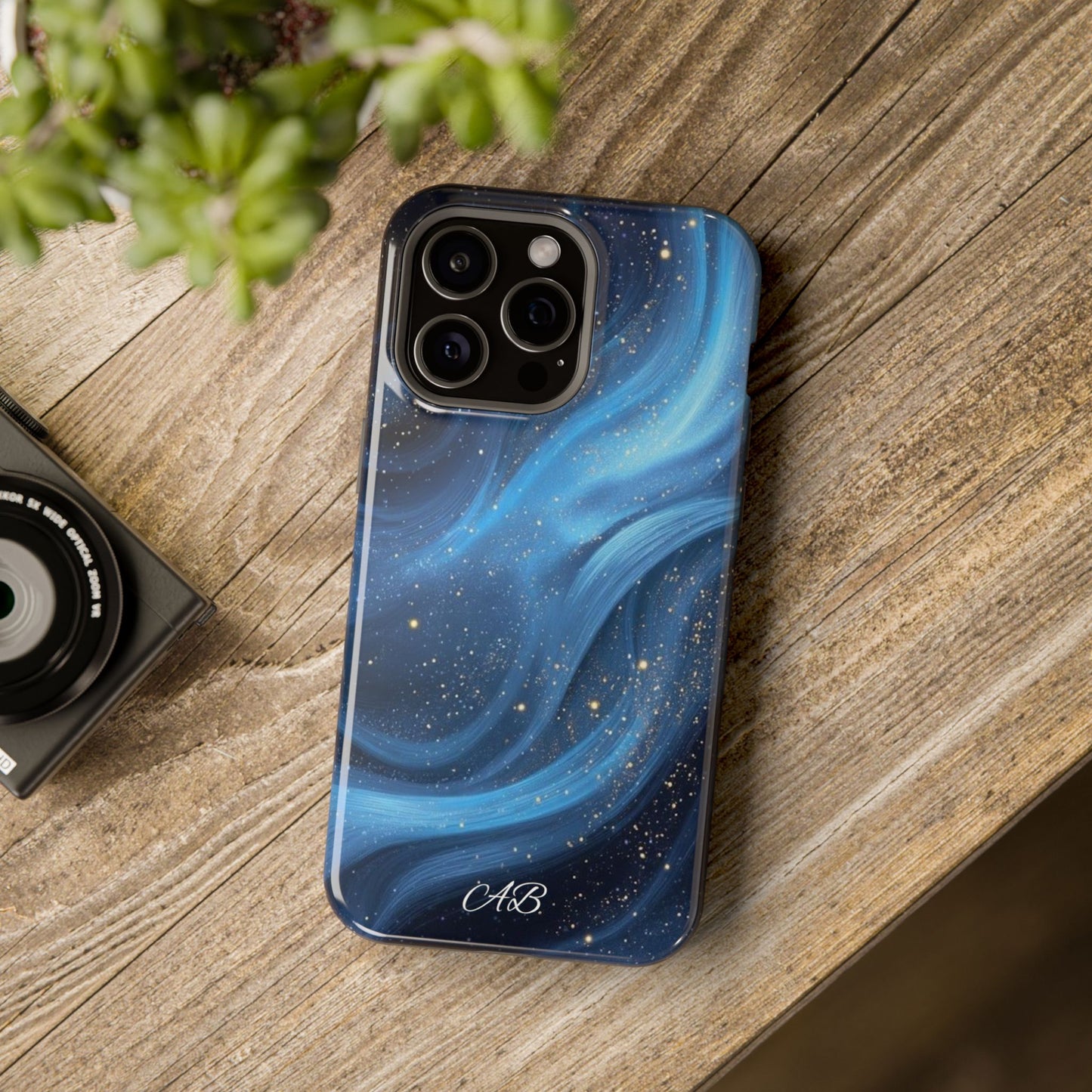 Blue Galaxy Magnetic Impact Phone Case