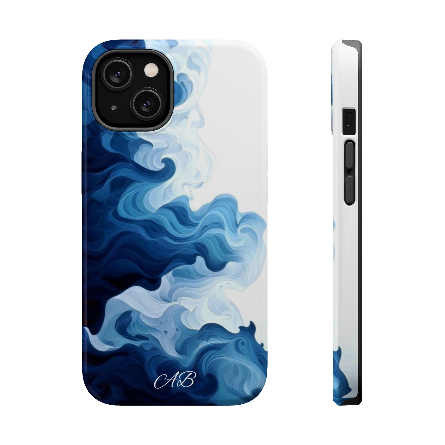 Blue Smoke Magnetic Impact-Resistant Phone Case