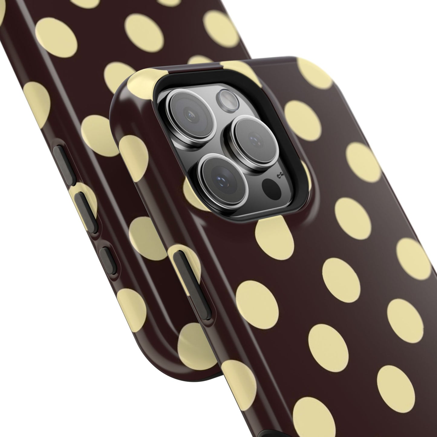 Polka Dot Magnetic Impact Phone Case — Protective Stylish Phone Cover